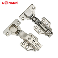Amortisseur de porte en plastique à fermeture douce CONSUN, personnalisable, avec rebond réglable en fer, pour charnières de meubles et armoires