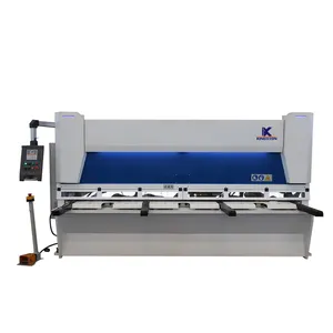 חדש 6 מ""מ x 3200 מ""מ צלחת פלדה CNC מכונת גזירה הידראולית גזירה נדנדה קרן