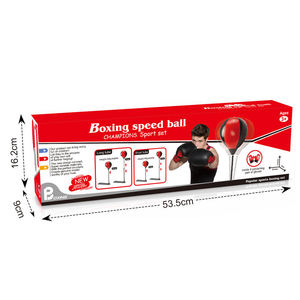 Juguete de Boxeo con Pedal Ajustable en Altura de 121 cm, Fácil de Montar, Equipo de Fitness para Aliviar el Estrés, Juego Deportivo con Saco de Boxeo para Niños - Product Image 5