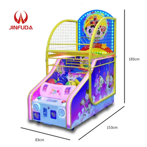 Machine de jeu d'arcade de tir au basket-ball d'intérieur à monnayeur, avec panier en métal et système électronique, type <span class=keywords><strong>boxe</strong></span> - Product Image 4