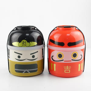 En plastique à 2 niveaux <span class=keywords><strong>MOMOTARO</strong></span> KOKESHI BOÎTE À BENTO - Product Image 5