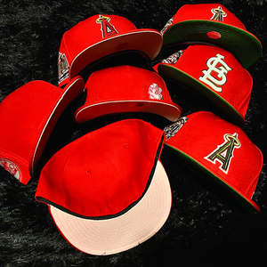 Gorras Perfect Structure G5 de Diseño con 6 Paneles, Logos Bordados en 3D, Visera Plana, <span class=keywords><strong>Gorra</strong></span> <span class=keywords><strong>Roja</strong></span> Ajustada para Hombre, Gorras de Béisbol - Product Image 3