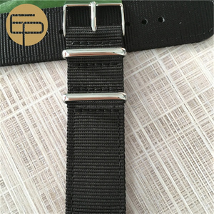 Logo personnalisé <span class=keywords><strong>montre</strong></span> <span class=keywords><strong>bracelet</strong></span> <span class=keywords><strong>tissé</strong></span> de bonne qualité 2 pièces tubulaire en nylon nato <span class=keywords><strong>montre</strong></span> bande de main - Product Image 3