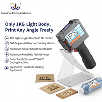Impresora de inyección de tinta portátil de 8 líneas con soporte para altura de impresión máxima de 25,4 mm, máquina codificadora de formato completo para fecha y lote en cajas industriales
