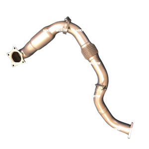 Downpipe Sportivo per <span class=keywords><strong>Mercedes</strong></span> W176 <span class=keywords><strong>C117</strong></span> A180 A200 A250 CLA180 CLA200 CLA250 GLA250 1.6T/2.0T con Scudi Termici - Product Image 4