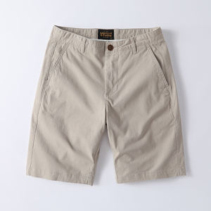 Мужские повседневные однотонные Пятиточечные бриджи, красные свободные прямые шорты до колен, на молнии, летние тканые - Product Image 1