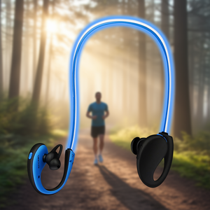 Auriculares inalámbricos con banda para el cuello KOCASO V4.1, auriculares deportivos Bluetooth, resistentes al sudor IPX4 para correr y uso al aire libre - Product Image 2