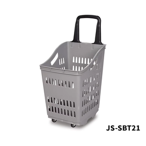 Logotipo personalizado Tamaño Tienda de conveniencia Compras <span class=keywords><strong>Supermercado</strong></span> Cesta rodante con ruedas - Product Image 5