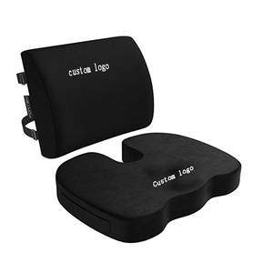 100% Gel infuso e Ventilato <span class=keywords><strong>Ortopedico</strong></span> di Gomma Piuma di Memoria Cuscino del Sedile/sostegno per la Schiena Cuscino Allevia Indietro Coccige Sciatica Dolore Lombare - Product Image 1