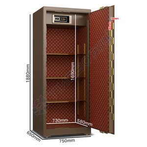 Coffre-fort biométrique de luxe Yingbo en acier massif, grande taille, pour la maison et le bureau, pour argent et bijoux - Product Image 3