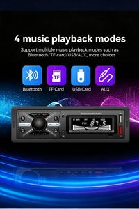Reproductor MP3 Estéreo Universal 1 Din para Auto con USB, Bluetooth, Transmisor FM y Control Remoto - Product Image 5