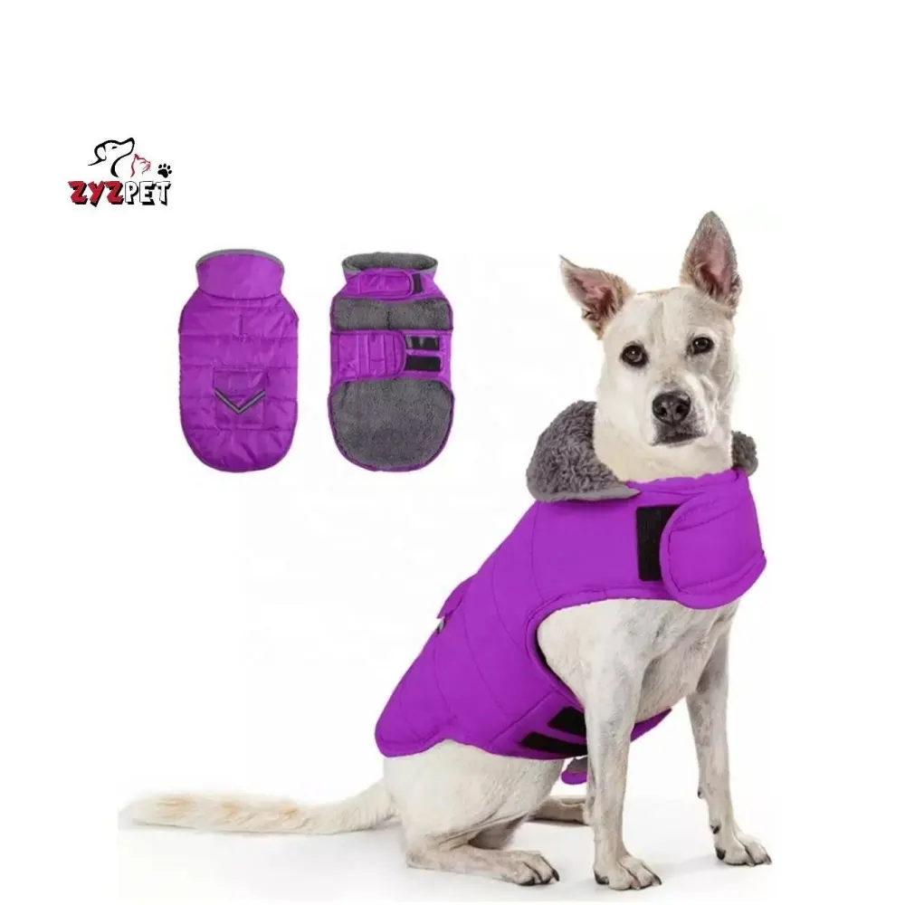 ZYZ PET小型犬用屋外犬用コート、犬用防寒コート、小型犬用防風服犬用セーター防水アパレル