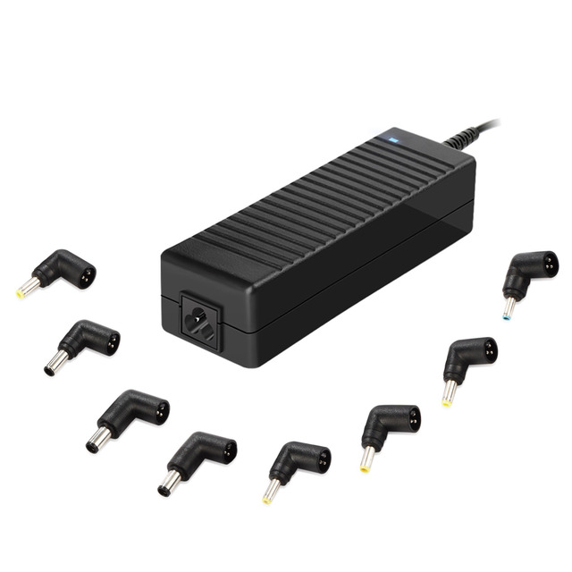 120W Universal Laptop AC Adapter Charger with 8 Interchangeable Tips-Multi-Voltage Power Supply