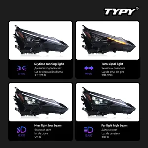 ชุดอัพเกรดไฟหน้า TYPY 12V รุ่นใหม่ ปี 2019-2025 สำหรับ Lexus UX ชุดไฟหน้าพรีเมียมแบบสามดวง 6000K พร้อมไฟเดย์ไลท์ LED ความสว่าง 8000 ลูเมนส์ - Product Image 1