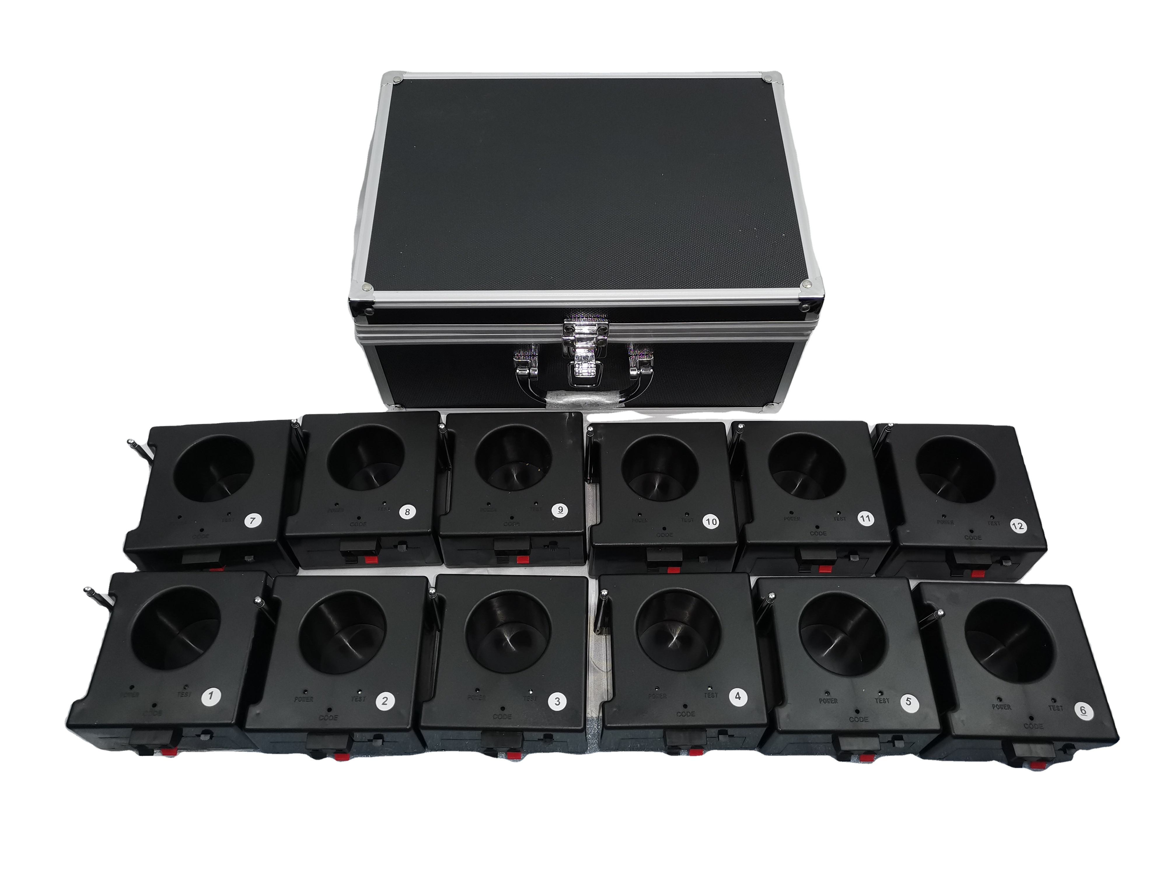 結婚式のパーティーショーのための12の受信機氷噴水花火点火システム