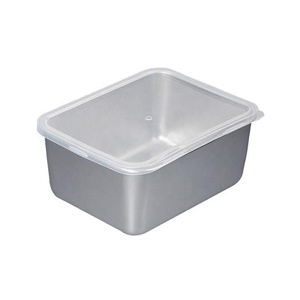 Fiambrera portátil de acero inoxidable 304 con tapa, contenedor de aperitivos para refrigeración de Metal, vendedor superior - Product Image 5