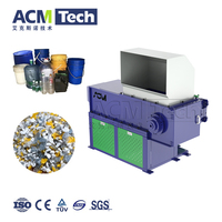 Déchets de plastique dur déchiqueteuse de petits animaux usagés machine de recyclage déchiqueteuse/broyeur/broyeur à vendre