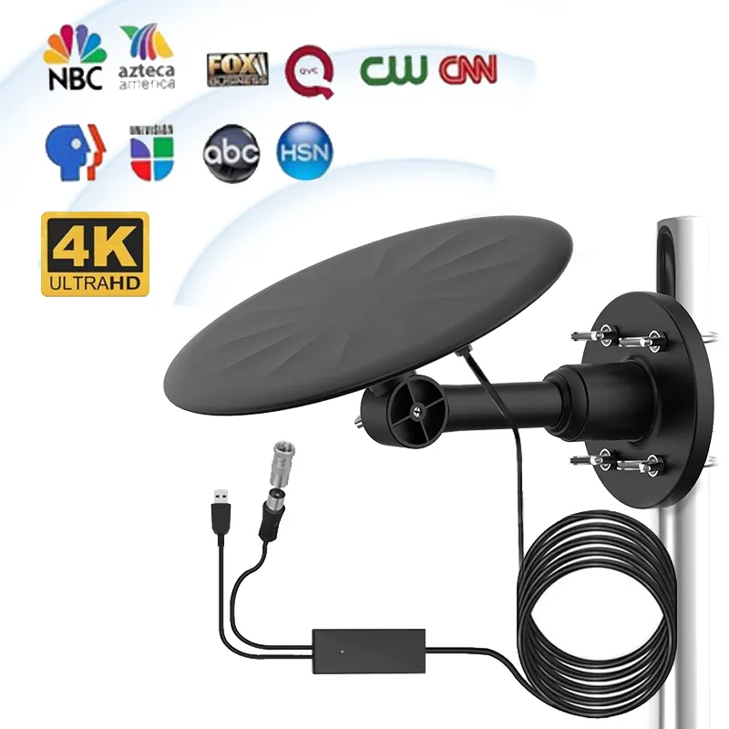 Antenne Offre Spéciale Antenne TV intérieure Antenne Hdtv numérique à gain élevé Antenne TV extérieure longue portée Hd avec longue garantie