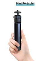 Mini trépied léger avec interface 1/4'' |   360 °   Support stabilisateur rotatif pour projecteur, appareil photo et smartphone