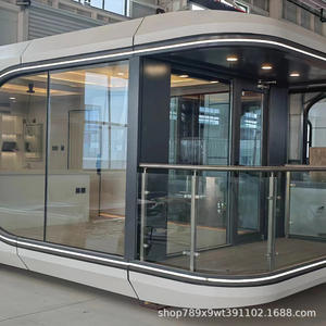 Steel Little <span class=keywords><strong>Karaoke</strong></span> Activity Space Capsule Prefab-Resort House Hecho en China Contenedor plegable de plástico para uso en apartamentos - Product Image 3