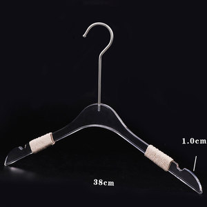 Tùy Chỉnh Rõ Ràng Móc Acrylic Quần Áo Móc Áo Khoác Quần Áo Cá Nhân Trong Suốt Móc Áo - Product Image 4