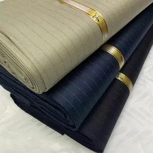 Hot Selling Twill Italian Woven Tweed Cashmere Wool Plain Tr Suit Fabric Men's Suiting Materials With English Selvedge