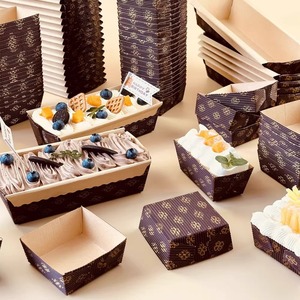 Stampo per Panettone in Carta Kraft 17*3,8cm, Resistente alle Alte Temperature, per Muffin e Dolci - Product Image 5