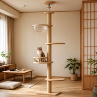 Hamac pour chat, arbre à chat multi-niveaux, griffoir en sisal, perchoir pour chat, condo pour chat, meubles durables pour chats d'intérieur