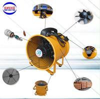 Ventilateur d'extraction axial industriel 12 pouces 220V, ventilateur de ventilation à haut débit d'air, souffleur portable pour la circulation d'air en entrepôt et atelier