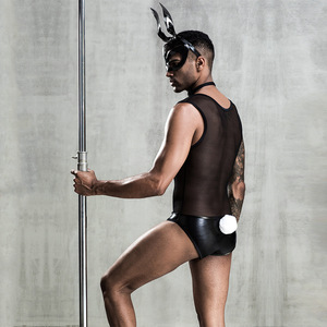 New Fashion Adult Men <strong>Bunny</strong> <strong>Costume</strong> Cosplay <strong>Costume</strong> Mens Sexy Underwear for Men Carnival - Product Image 4