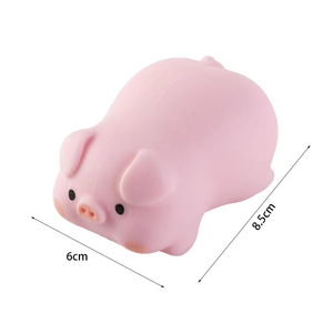 Jouet anti-stress en forme de cochon mignon à presser, jouet de décompression à récupération lente pour enfants, garçons, filles, cadeau unisexe - Product Image 3