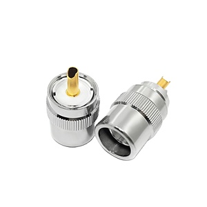 מפעל אספקת pl259 זכר הלחמה Rf מחבר 400 rg213 rg214 rg214 7dfb כבל coaxial טוויסט uhf על מחברים uhf - Product Image 2