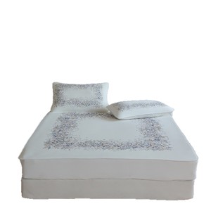 Ice Silk Mat 1.5m 1.8m Cooling Summer <b>Bedding</b> <b>Set</b> Flower Mirror Flowing Light - Product Image 5