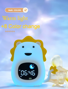 Novità: <span class=keywords><strong>Sveglia</strong></span> Digitale Elettronica con Luce Notturna, Trainer del Sonno per Bambini, Lampada LED Colorata in Silicone con Rumore Bianco - Product Image 3