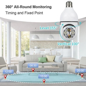 <span class=keywords><strong>Jortan</strong></span> vendre double objectif E27 ampoule 10x Zoom 1080p Wifi caméra de sécurité petite Ptz sans fil Ip maison lampe caméra - Product Image 5