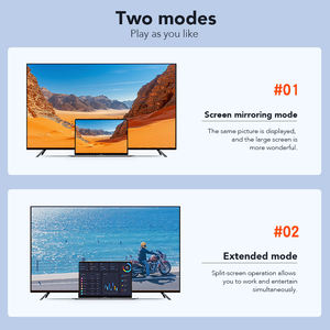 A383 Type C 8K <span class=keywords><strong>pour</strong></span> câble adaptateur de conversion électronique <span class=keywords><strong>HDMI</strong></span> 1080p moniteur de maille tressée en métal cuivre mâle à mâle <span class=keywords><strong>pour</strong></span> câble <span class=keywords><strong>HDMI</strong></span> - Product Image 4
