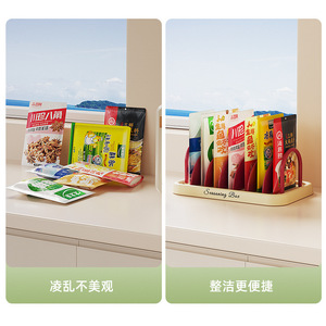 <b>Kitchen</b> Spice Rack Lattice Type Multi Functional Countertop <b>Storage</b> <b>For</b> Seasoning Bags And <b>Jars</b> - Product Image 5
