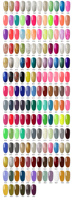 Ensemble de vernis à ongles en gel LED et UV 630 couleurs 15 ml, fournisseur de vernis à ongles en gel UV OEM 15 ml/1 kg