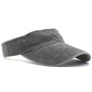 Visière de golf pour homme, tendance, haute qualité, à dessus ouvert, avec fermeture arrière réglable, visière courte pliable de 9 mm - Product Image 2