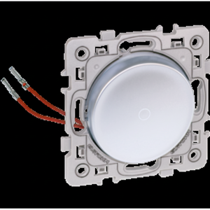 ปุ่มกดสี่เหลี่ยม10A เงินพร้อมไฟแสดงสถานะ - Product Image 1