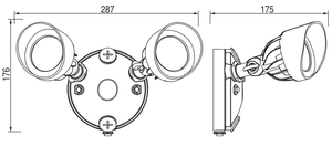Đèn Pha An Ninh Cảm Ứng Cảm Biến Chuyển Động Pir Trong Vườn Ban Đêm Với Cảm Biến Ánh Sáng Từ Hoàng Hôn Đến Bình Minh - Product Image 5