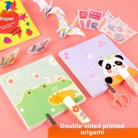 Papier Origami Artisanal Double Face Imprimé 15cm – Matériaux Créatifs DIY Motifs Ciel Étoilé et Constellations pour Pliage de Grus