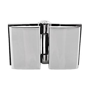 Bisagra para Puerta de Vidrio sin Marco GQK, Abrazadera de Acero Inoxidable de 90 Grados, Cierre Suave, Plateada, Ajustable, Duradera, Moderna, para Hogar y Oficina - Product Image 1