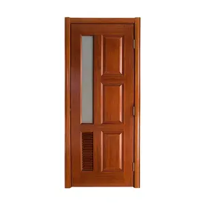 Teak Toilet Swinging Door Aluminum Swinging Glass And Vents Bathroom Doors