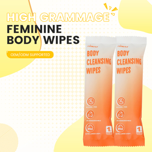 Lingettes intimes premium non tissées pour femmes 15x20cm Extra épaisses Douces 98% d'eau Hypoallergéniques Équilibre du pH Nettoyage doux - Product Image 3