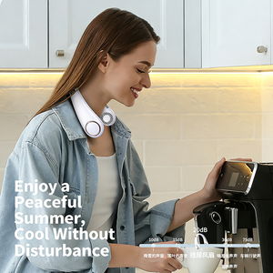 Ventilador de Cuello Turbo sin Aspas Portátil, Carga USB, Mini Ventilador de Cuello Colgante para Exteriores, Enfriador de Aire, Venta al Por Mayor - Product Image 2