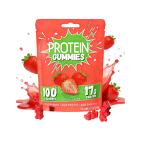 Gummies à la pastèque personnalisées riches en protéines avec 17 g d'isolat de protéines de lactosérum pour la croissance musculaire