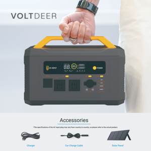 12v batteria ricaricabile grande capacità della centrale elettrica portatile LiFePO4 centrale elettrica portatile per esterni - Product Image 2