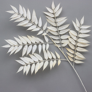 Arreglo de Hojas de <span class=keywords><strong>Nandina</strong></span> Serradas de Seda para Boda - Diseño Elegante/Romántico, Decoración Interior/Exterior para Hoteles, Banquetes y Eventos - Product Image 3