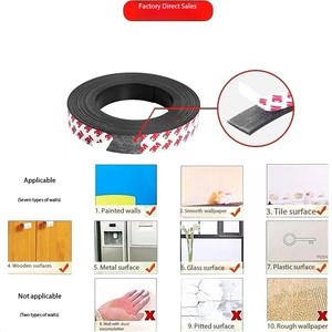 Rollo de Lámina <span class=keywords><strong>Magnética</strong></span> Flexible con Revestimiento Adhesivo <span class=keywords><strong>para</strong></span> Refrigerador, Pizarra Blanca, Letreros, Manualidades y Tableros de Exhibición - Product Image 6